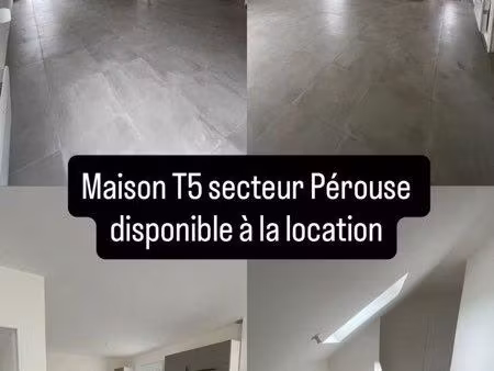 maison t5 avec jardin et balcon