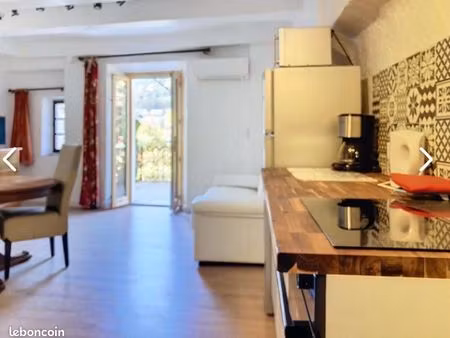 2 pièces rdc grande terrasse