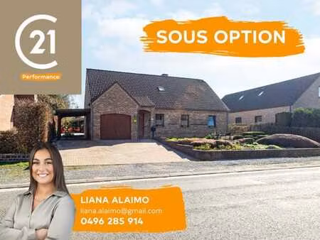 sous option - villa 4 chambres avec garage  grand terrain et
