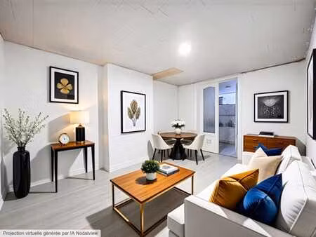 appartement deux chambres avec terrasse