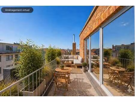 studio penthouse avec magnifique terrasse bien exposée