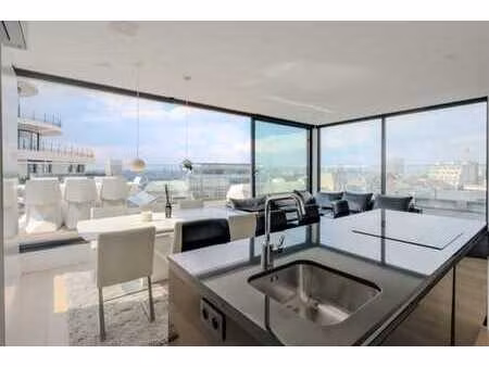 boulevard de waterloo : superbe penthouse avec vue