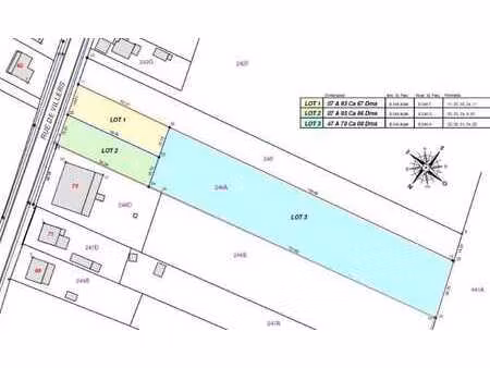 terrain à bâtir (lot 2) +/- 8 ares