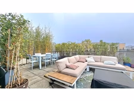 rare appartement de 91 m² - 4 pieces - 3 chambres - dernier etage - terrasse de 35 m² - sa