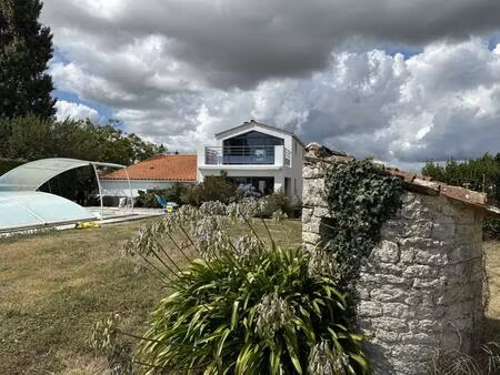 clair de lune- maison en pierres avec dépendance et piscine couverte