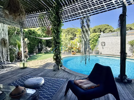 la grande motte - grande villa 4 pièces avec piscine