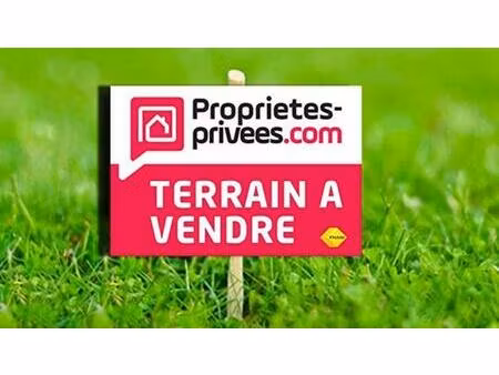 terrain constructible de 380 m2 en lot avant