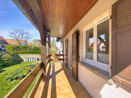 breuschwickersheim - grand 3 pièces avec balcon