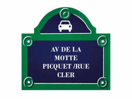 av de la motte picquet**double parking** immeuble récent gardienné et sécurisé**borne élec