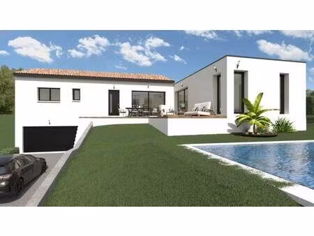 terrain avec maison neuve à vendre