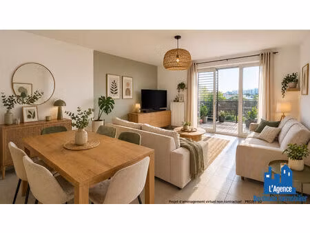 exclusivité !! cenon - bastide - gare cenon - appartement type 4 de 79m² - dernier étage -