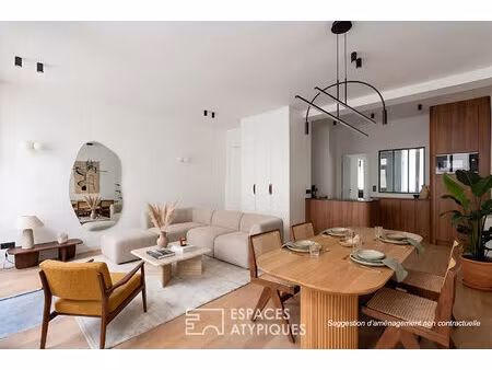 appartement rénové dans passage confidentiel - saint-philippe du roule