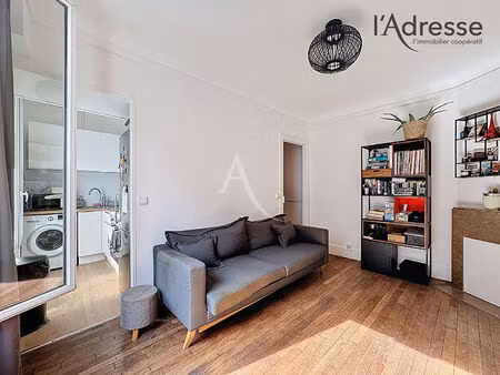 puteaux / wallace 2 pièces de 35 m² avec cabanon