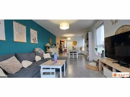 beau 3 pièces de 76m²  lumineux  balcon  garage  parking