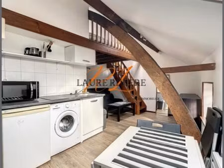 charmant studio meublé avec mezzanine – 25 m² au sol – vieux lille
