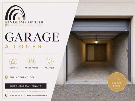 a louer - garage en sous-sol - la seyne sur mer