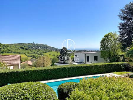 maison avec vue imprenable  saint didier au mont d or  7 pièce(s)  200 m2  1816m2 de terra