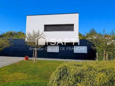 à hochstatt - « bien de prestige » - villa d’architecte contemporaine – piscine – vue déga