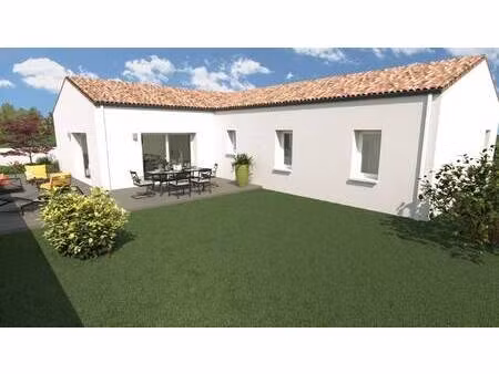 terrain avec maison neuve à vendre