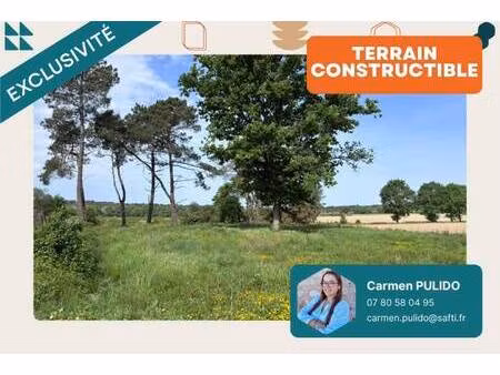 terrain constructible à vendre