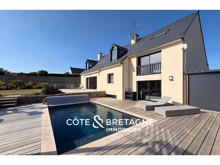 maison d'architecte vue mer hillion  baie de saint-brieu