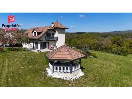 savigny (74520) - maison avec vue mont blanc - terrain 4 689 m² - calme absolu