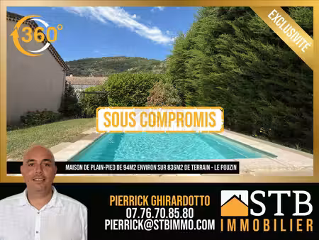 achat maison 5 pièces 94m² le pouzin 07250