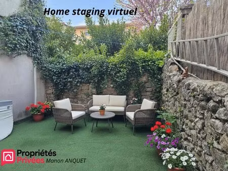 appartement t1 avec jardin privatif et cave à la roquebrussanne