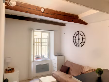 t1 en rdc meublé centre ville - 20 m2