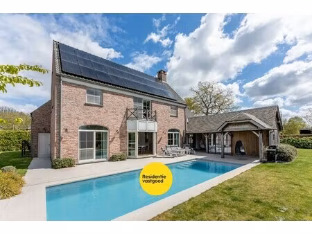 exclusieve villa met zwembad en poolhouse in de nieuwe st-annawijk te sint-andries