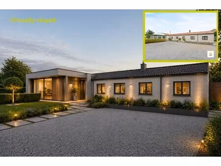 uitbreidbare gelijkvloerse woning met grote garage op 1303m2