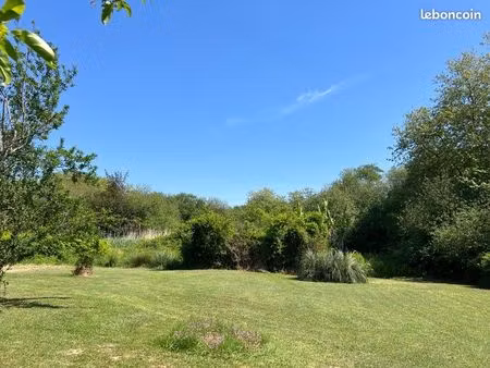 terrain de 1100 m2  unique & projet divisible  forêt en première ligne