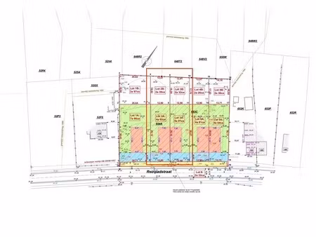 genk  reinpadstraat 183 (lot 2: 7a 31ca) en 185 (lot 3: 7a 23ca): uitstekend gelegen bouwg