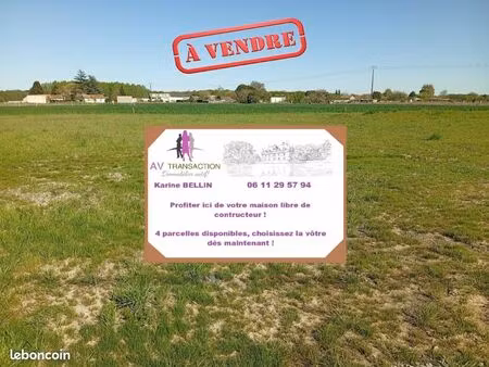 terrain 827 m² lencloitre