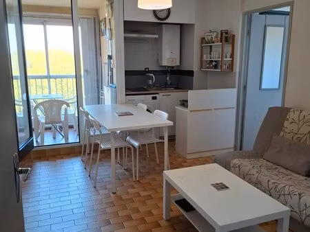 f2 meublé carnon plage