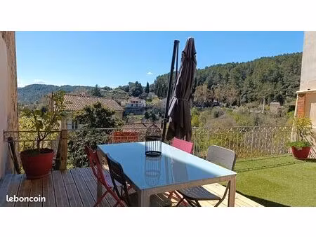 appartement traversant 3 chambres+bureau et grande terrasse centre ville