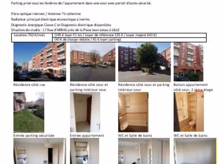 location f1 bis avec parking