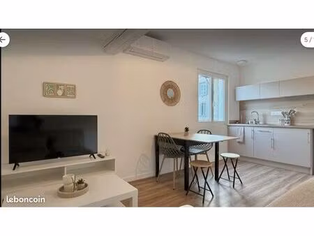 t2 meublé et climatisé