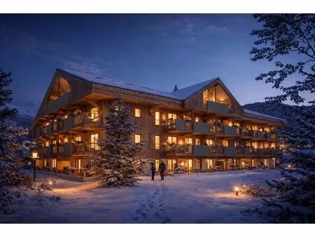 west-facing third-floor retreat with balcony and mountain views in samoëns