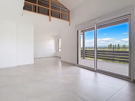 attique - t4 duplex 105 m² · vue montagnes · à 27 min de genève en train