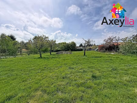 a vendre - renaison terrain plat et constructible de 1420m2 en partie viabilisé