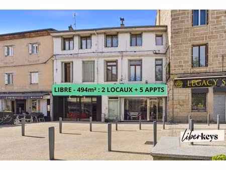 immeuble monopropriété - libre - potentiel de forte rentabilité