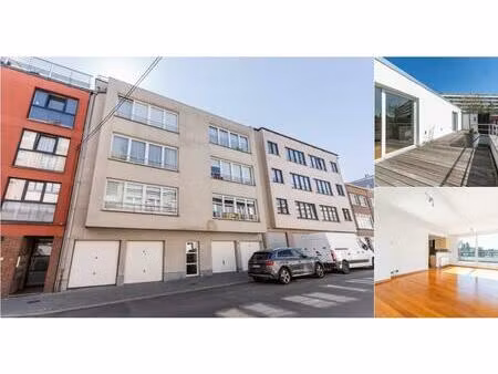 penthouse à vendre avec garage et terrasse   anderlecht (vbe14300)
