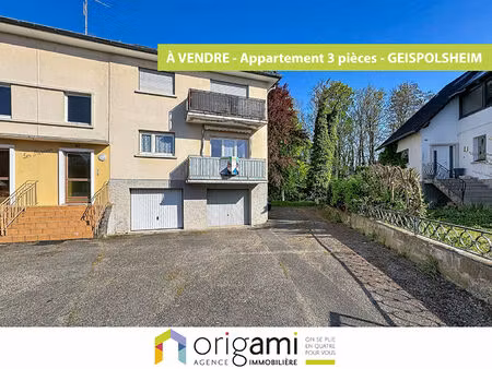 appartement geispolsheim 3 pièce(s)