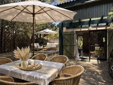 lacanau-océan - t3 meublé - piscine - 2 terrasses - jardin