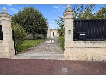 echope le bouscat 5 pièces 126 m2 jardin de 500 m²  parking et garage