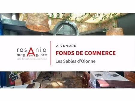 en vente fonds de commerce – 288 900 € |les sables-d'olonne
