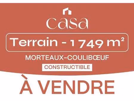 vente terrain à morteaux-couliboeuf (14620) : à vendre / 1749m² morteaux-couliboeuf