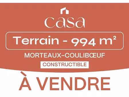 vente terrain à morteaux-couliboeuf (14620) : à vendre / 994m² morteaux-couliboeuf