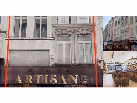 surface commerciale en vente publique à rue des fripiers 49 bruxelles (vbe14630)